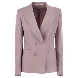 Tagliatore Women Double-Breasted Linen Blazer